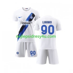 Fotbalový Dres Inter Milán Lukaku 90 Dětské Venkovní 2023/24